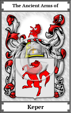 Keper Family Crest Download (JPG)  Book Plated - 150 DPI