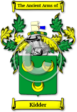 Kidder Family Crest Download (jpg) Legacy Series - 150 DPI