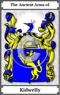 Kidwelly Family Crest Download (JPG) Book Plated - 600 DPI