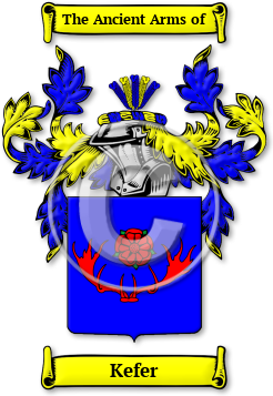 Kefer Family Crest Download (jpg) Legacy Series - 150 DPI