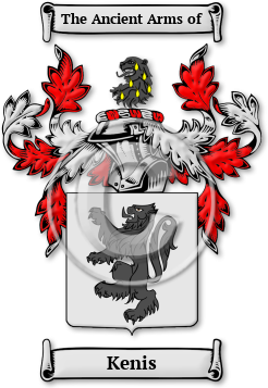 Kenis Family Crest Download (jpg) Legacy Series - 150 DPI