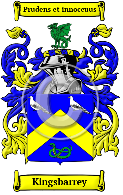 Kingsbarrey Family Crest/Coat of Arms