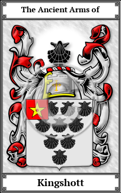 Kingshott Family Crest Download (JPG) Book Plated - 600 DPI