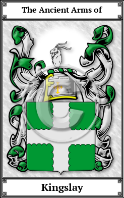 Kingslay Family Crest Download (JPG) Book Plated - 600 DPI