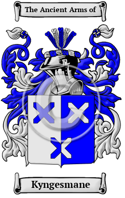 Kyngesmane Family Crest/Coat of Arms
