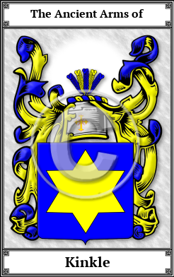 Kinkle Family Crest Download (JPG) Book Plated - 600 DPI