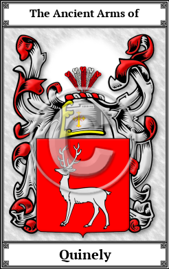 Quinely Family Crest Download (JPG)  Book Plated - 150 DPI