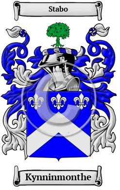 Kynninmonthe Family Crest/Coat of Arms