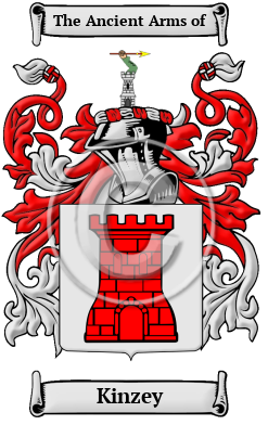 Kinzey Family Crest/Coat of Arms
