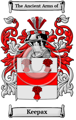 Keepax Family Crest/Coat of Arms
