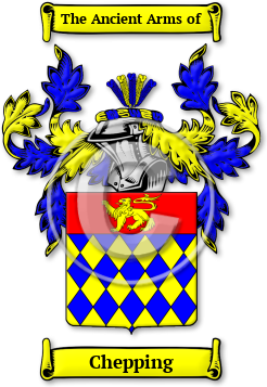 Chepping Family Crest Download (JPG) Legacy Series - 600 DPI