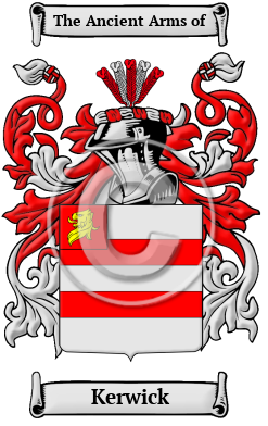 Kerwick Family Crest Download (JPG) Heritage Series - 600 DPI