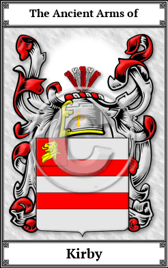 Kirby Family Crest Download (JPG)  Book Plated - 150 DPI