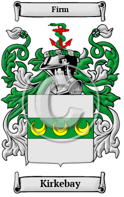 Kirkebay Family Crest/Coat of Arms