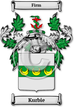 Kurbie Family Crest Download (jpg) Legacy Series - 150 DPI