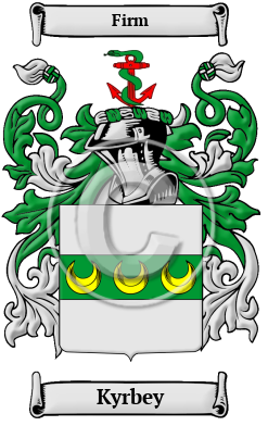 Kyrbey Family Crest/Coat of Arms