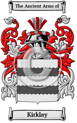 Kirklay Family Crest/Coat of Arms