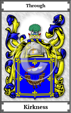 Kirkness Family Crest Download (JPG)  Book Plated - 150 DPI
