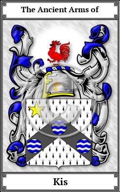 Kis Family Crest Download (JPG)  Book Plated - 150 DPI