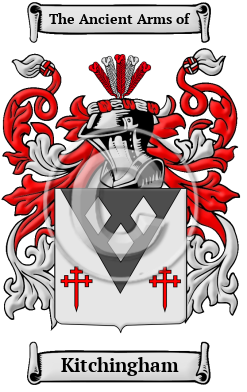 Kitchingham Family Crest/Coat of Arms