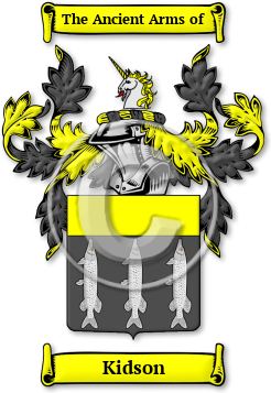 Kidson Family Crest Download (jpg) Legacy Series - 150 DPI