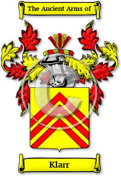 Klarr Family Crest Download (jpg) Legacy Series - 150 DPI