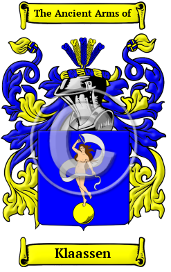 Klaassen Family Crest/Coat of Arms