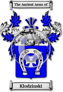 Klodzinski Family Crest Download (jpg) Legacy Series - 150 DPI