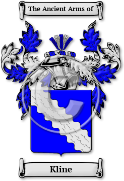 Kline Family Crest Download (jpg) Legacy Series - 150 DPI