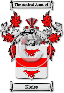 Kleiss Family Crest Download (JPG) Legacy Series - 600 DPI