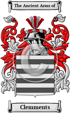 Clemments Family Crest/Coat of Arms