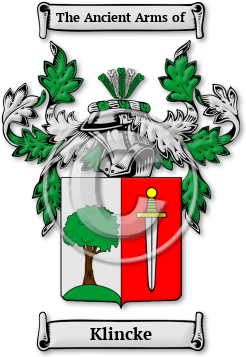 Klincke Family Crest Download (jpg) Legacy Series - 150 DPI