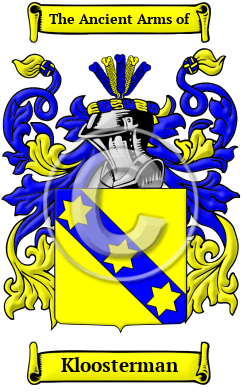 Kloosterman Family Crest/Coat of Arms