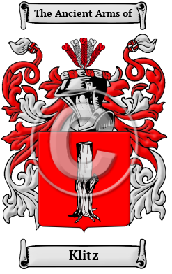 Klitz Family Crest/Coat of Arms