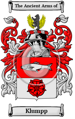 Klumpp Family Crest/Coat of Arms