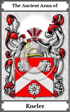 Kneler Family Crest Download (JPG) Book Plated - 600 DPI