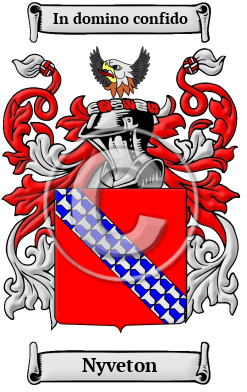 Nyveton Family Crest/Coat of Arms