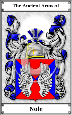 Nole Family Crest Download (JPG) Book Plated - 600 DPI