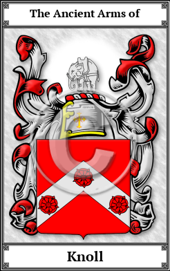 Knoll Family Crest Download (JPG)  Book Plated - 150 DPI