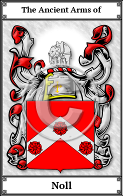 Noll Family Crest Download (JPG)  Book Plated - 150 DPI