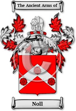 Noll Family Crest Download (jpg) Legacy Series - 150 DPI