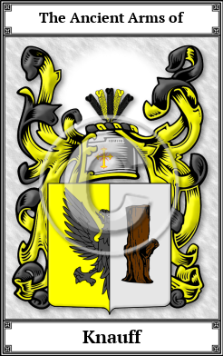 Knauff Family Crest Download (JPG)  Book Plated - 150 DPI
