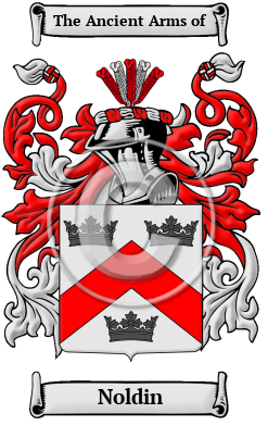 Noldin Family Crest/Coat of Arms