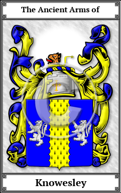 Knowesley Family Crest Download (JPG)  Book Plated - 150 DPI