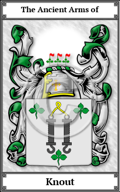 Knout Family Crest Download (JPG) Book Plated - 600 DPI