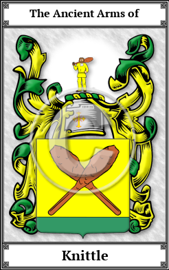 Knittle Family Crest Download (JPG) Book Plated - 600 DPI