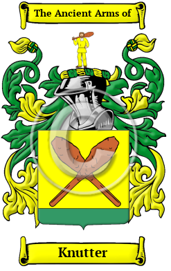 Knutter Family Crest/Coat of Arms