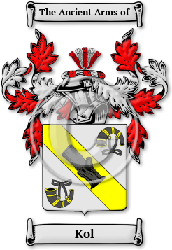 Kol Family Crest Download (jpg) Legacy Series - 150 DPI