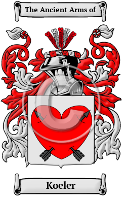Koeler Family Crest/Coat of Arms