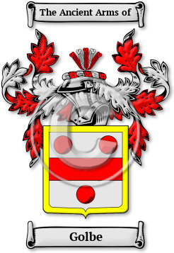 Golbe Family Crest Download (JPG) Legacy Series - 600 DPI